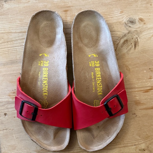 Birkenstock Madrid Sandals – Red – Size 39 – Bought in Germany - Picture 2 of 12